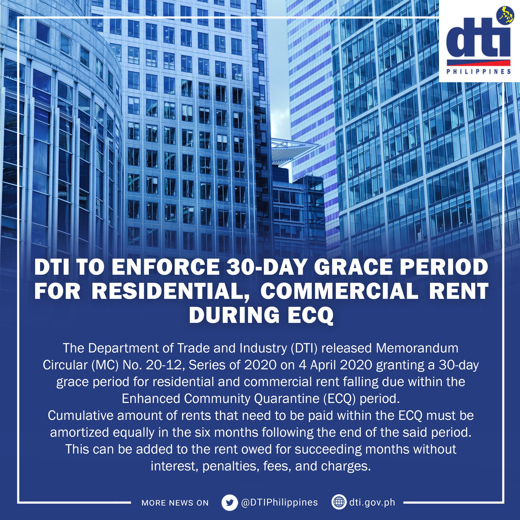 Blog_DTI to enforce 30-day grace period for residential, commercial rent during ECQ